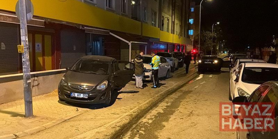 Eskişehir’de iki otomobilin çarpıştığı kaza kamerada: 7 yaralı