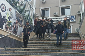 Sanal medyada şiddet içerikli yayınlar yaptığı belirlenen 10 şüpheli adliyeye sevk edildi
