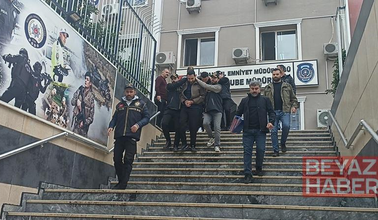 Sanal medyada şiddet içerikli yayınlar yaptığı belirlenen 10 şüpheli adliyeye sevk edildi