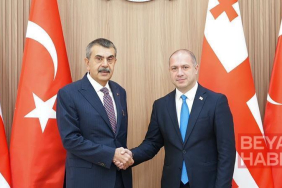 Bakan Tekin, Gürcistan Eğitim, Bilim ve Gençlik Bakanı Mikanadze ile görüştü