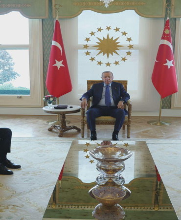 Cumhurbaşkanı Erdoğan, Çekmeköy Belediye Başkanı Orhan Çerkez