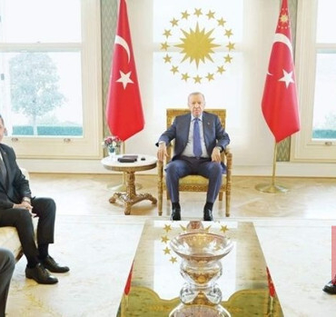 Erdoğan 4 başkanı kabul etti