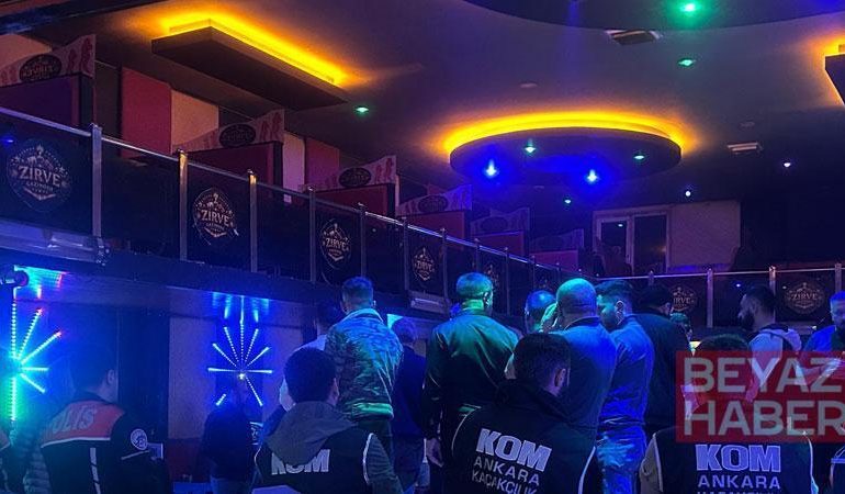 Polatlı’da eğlence mekanlarına denetim: 68 gözaltı