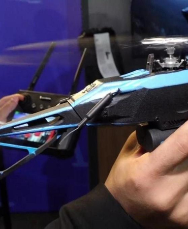 TEKNOFEST'te dikkat çeken cihaz: NANOALP helikopter