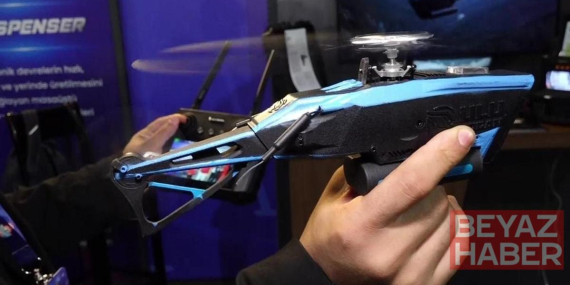 TEKNOFEST'te dikkat çeken cihaz: NANOALP helikopter