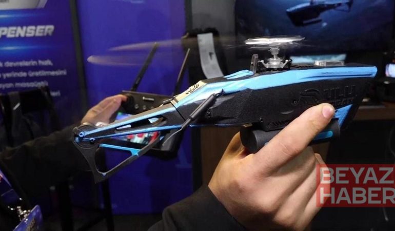 TEKNOFEST'te dikkat çeken cihaz: NANOALP helikopter