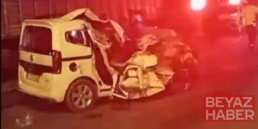 Mardin’de hafif ticari araç TIR’a çarptı: 6 yaralı
