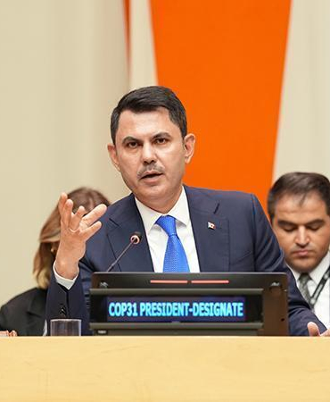 COP31 Başkanı Kurum, Pre-COP Zirvesi’ne başkanlık edecek
