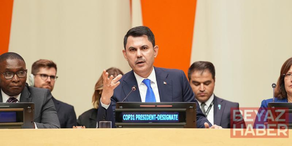 COP31 Başkanı Kurum, Pre-COP Zirvesi’ne başkanlık edecek
