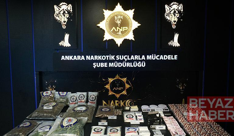 Ankara’da narkotik operasyonları: 32 tutuklama