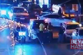 Polis, nefes almakta güçlük çeken sürücüyü, heimlich manevrasıyla kurtardı; o anlar kamerada