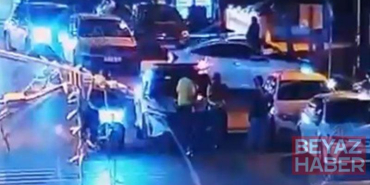 Polis, nefes almakta güçlük çeken sürücüyü, heimlich manevrasıyla kurtardı; o anlar kamerada