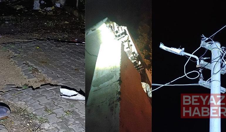 Kozan’da yıldırım düştü; elektrik direği ve bina zarar gördü, araçlarda hasar oluştu