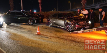 İzmir’de 7 otomobil, 1 motosikletin karıştığı zincirleme kaza: 4 yaralı