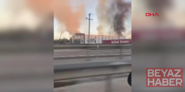 Fabrikada çıkan yangın, 3 saatte kontrol altına alındı