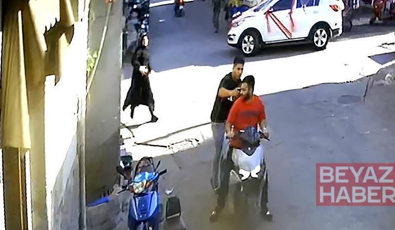 Çantasını gasbeden şüphelinin peşinden koştu
