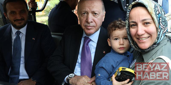 Cumhurbaşkanı Erdoğan, AileFest alanını ziyaret etti