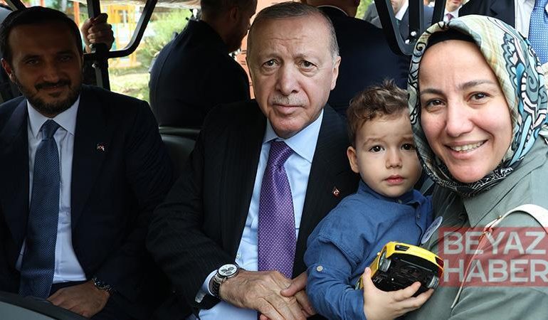 Cumhurbaşkanı Erdoğan, AileFest alanını ziyaret etti