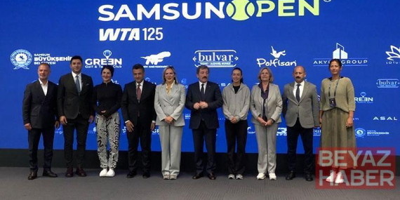 Uluslararası Samsun Open WTA 125 Tenis Turnuvası başladı