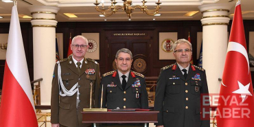Genelkurmay Başkanı Bayraktaroğlu, Polonya Kara Kuvvetleri Müfettişi Tümgeneral Fajkowski