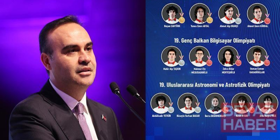Bakan Kacır: Uluslararası bilim olimpiyatlarında tarihin en yüksek madalya sayısına ulaşıldı