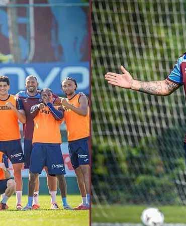 Trabzonspor, KuPS maçı hazırlıklarına ara vermeden başladı