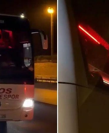 Osmaniyespor FK’nın taraftar otobüsüne taşlı saldırıya 7 gözaltı
