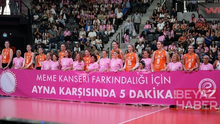 Memorial ve Eczacıbaşı’ndan meme kanseri farkındalık maçı