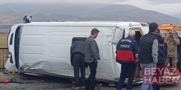 Öğrenci servisi devrildi; 12 yaralı