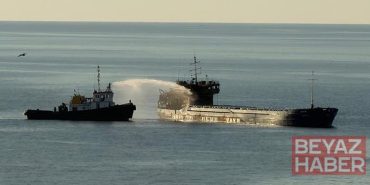 Karadeniz’de saldırıya uğrayan gemi, Giresun açıklarına sürüklendi