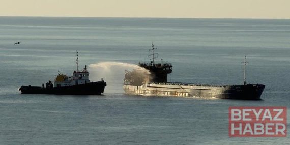 Karadeniz’de saldırıya uğrayan gemi, Giresun açıklarına sürüklendi