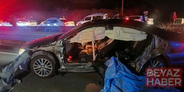 Bingöl’de otomobil bariyerlere çaptı: 2 ölü, 2 yaralı