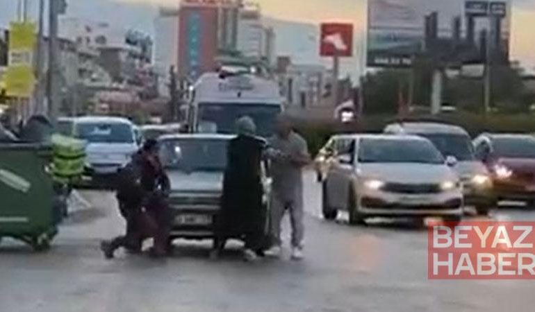 Trafikte tartıştığı kişinin otomobilini tekmeledi, 180 bin lira ceza uygulandı
