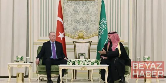 Cumhurbaşkanı Erdoğan, Suudi Arabistan Veliaht Prensi bin Selman ile görüştü