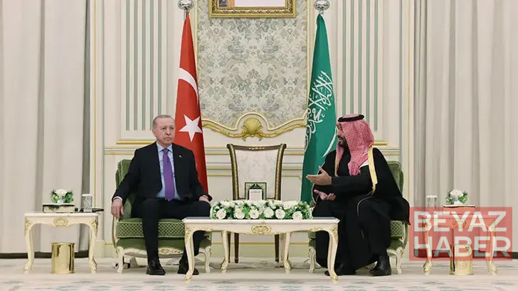 Cumhurbaşkanı Erdoğan, Suudi Arabistan Veliaht Prensi bin Selman ile görüştü