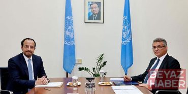 KKTC Cumhurbaşkanı Erhürman ile GKRY lideri Hristodulidis görüştü