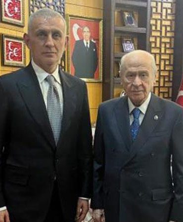 Devlet Bahçeli, TFF Başkanı Hacıosmanoğlu