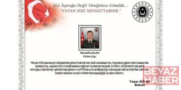 Silah kazasında yaralanan asker şehit oldu