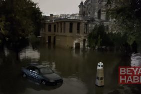 Kağıthane’de dere taştı; tarihi Sadabad Camii