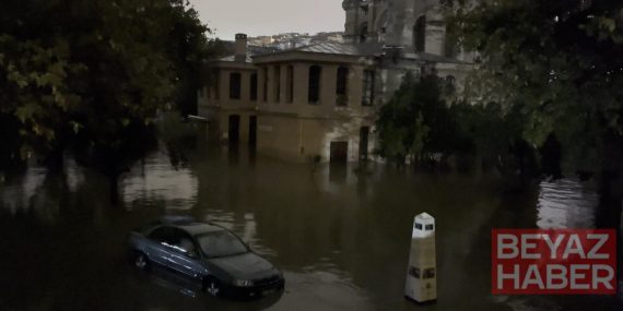 Kağıthane’de dere taştı; tarihi Sadabad Camii