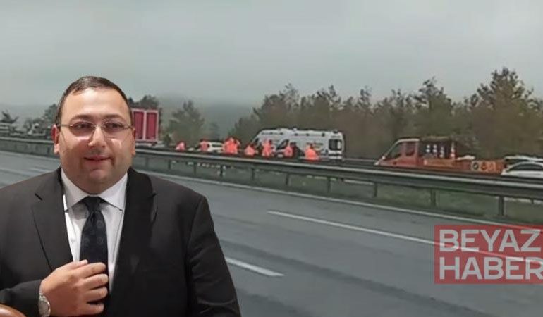 Üsküdar Belediye Başkan Vekili Gültekin, kazada hayatını kaybetti