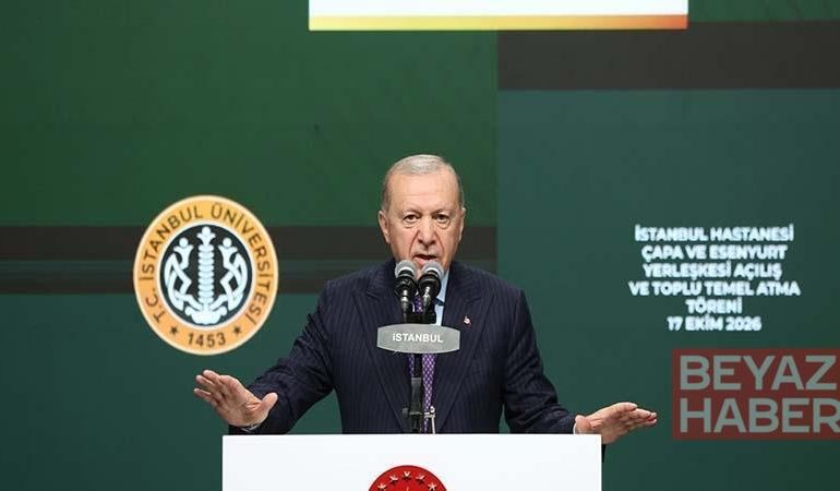 Cumhurbaşkanı Erdoğan: 2026 yılı bitmeden 38 bin hekim dışı personel alacağız