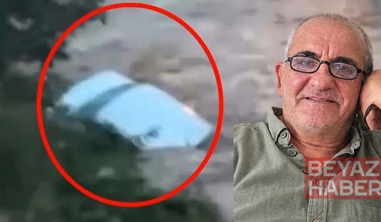 Sarıyer’de selde kaybolan Ahmet Derin’in aracının sürüklendiği anların görüntüsü ortaya çıktı