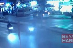 İki motosikletin çarpıştığı kazada 1 yaralı; o anlar kamerada