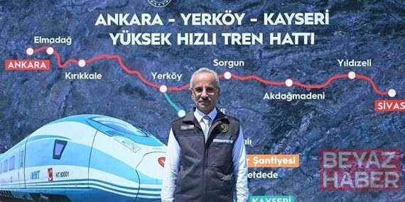 Bakan Uraloğlu: Ankara-Kayseri seyahat süresini 1 saat 45 dakikaya düşüreceğiz