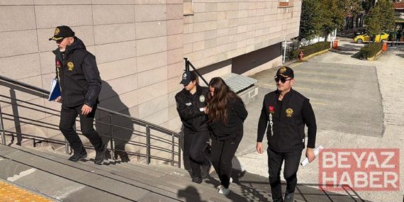Sevgilisini öldürdüğü iddiasıyla gözaltına alınan kadın adliyede