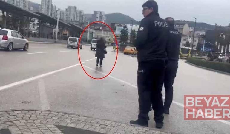 Eşinin, çocuklarını göstermediğini iddia edip, boğazına bıçak dayadı