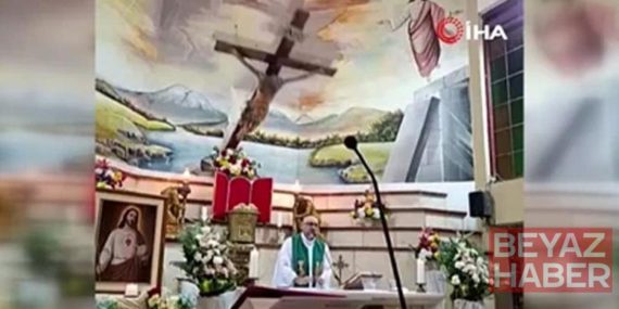 Ayin sırasında başına haç düşen rahip öldü