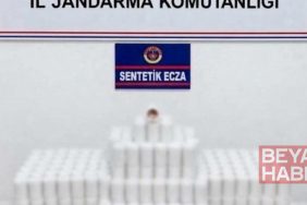 Manisa’da 42 bin 534 sentetik ecza ele geçirildi: 1 tutuklama