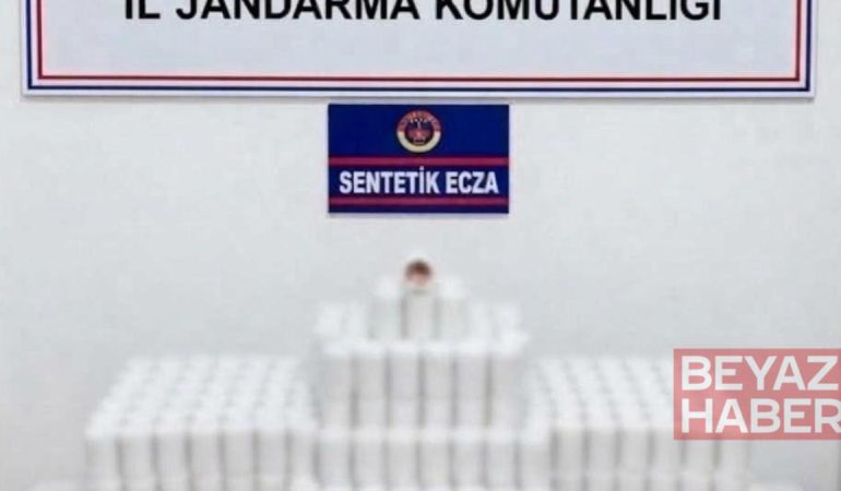 Manisa’da 42 bin 534 sentetik ecza ele geçirildi: 1 tutuklama